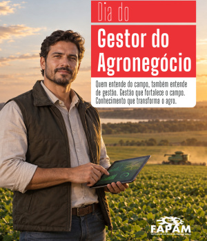 🌱🚜 O agronegócio vai muito além da produção. Ele exige planejamento, estratégia, conhecimento e decisões capazes de transformar desafios em oportunidades.  Hoje, a FAPAM parabeniza todos os profissionais que contribuem para tornar o agro cada vez mais eficiente, inovador e preparado para o futuro.  #DiaDoGestorDoAgronegócio #GestãoDoAgronegócio #Agronegócio #FAPAM #ParáDeMinas