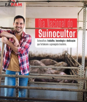 O Dia Nacional do Suinocultor homenageia os profissionais que contribuem diariamente para o desenvolvimento do agronegócio, gerando empregos, renda e alimentos de qualidade para a população.  A FAPAM reconhece a importância desse setor para a economia e para o futuro do campo. 🚜💙  #Fapam #DiaDoSuinocultor