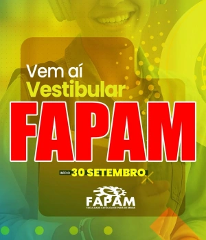 🎓✨ Vem aí o Vestibular FAPAM!  Se você está esperando o momento de começar a construir o seu futuro, ele está chegando. 💙  📅 A partir de 30/9, começa uma nova oportunidade para você dar o primeiro passo rumo à graduação e transformar seus planos em conquistas.  👀 Fique de olho nas nossas redes. Em breve, todas as informações!  Seu futuro pode começar aqui. Na FAPAM.  #VestibularFAPAM #VemPraFAPAM #SeuFuturoComeçaAqui #FAPAM #ParáDeMinas