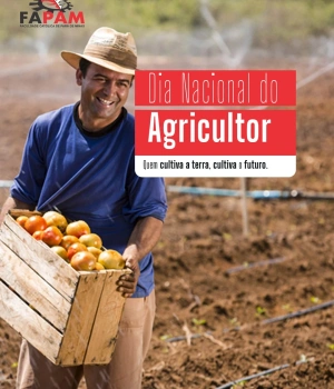 Hoje é dia de reconhecer o trabalho dos agricultores, que com dedicação e esforço ajudam a alimentar o Brasil e movimentam a economia do país.  🌱 Nossa gratidão a todos que fazem do campo um lugar de produção, inovação e desenvolvimento.  #Fapam #DiaDoAgricultor