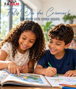 Antes de escolher uma profissão, existe um sonho.  Antes da faculdade, existe uma criança imaginando o que quer ser quando crescer. Que nunca faltem incentivo, educação, oportunidades e pessoas dispostas a acreditar nos sonhos de cada criança. 💙  Feliz Dia das Crianças!  #DiaDasCrianças #FAPAM #Educação #Sonhos #Futuro